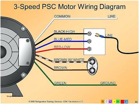 3 speed blower motor wiring diagram 