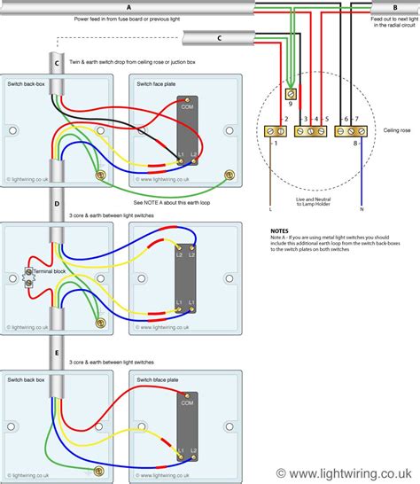 3 way switch wiring diagram uk 