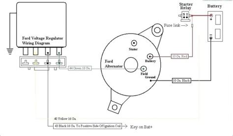 3 wire 1966 alternator diagram 