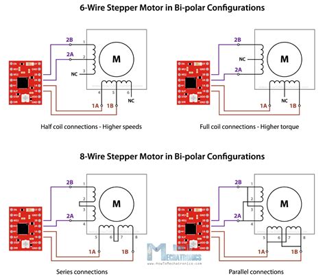 3 wire stepper motor wiring 