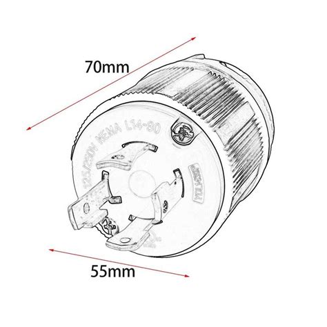 30 amp 4 prong twist plug wiring diagram 