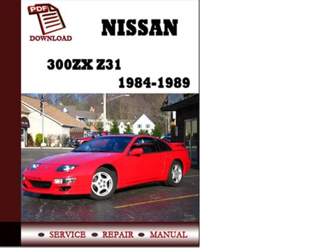 300zx Z31 1985 Service And Repair Manual