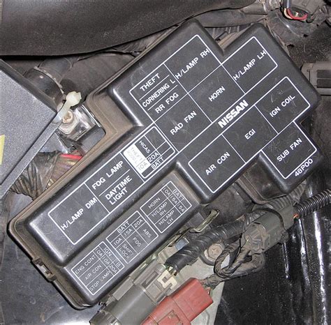 300zx fuse box location 