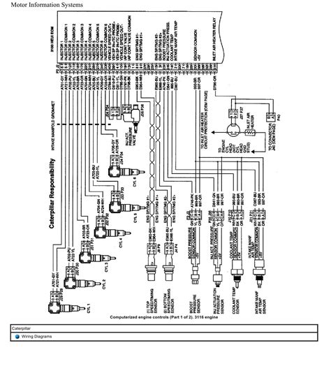 3116 cat engine wire diagram 