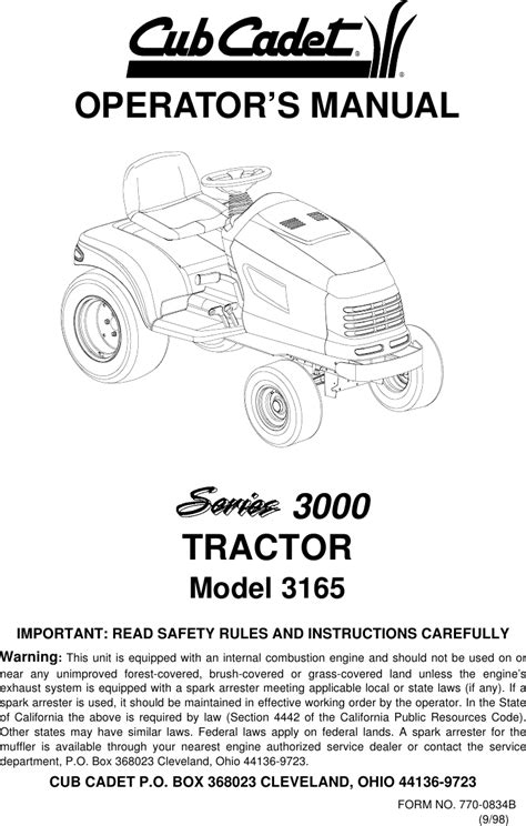 3165 cub cadet wiring diagram 