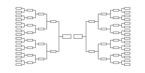 32 Tournament Bracket Template