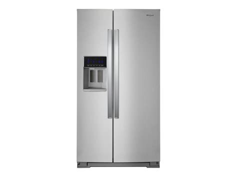 34 inch wide refrigerator with water and ice dispenser