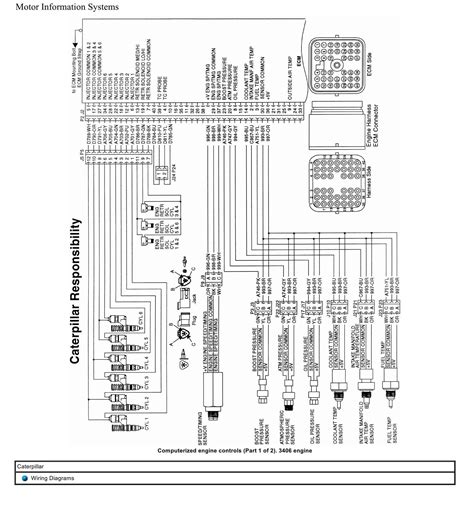 3406 Caterpillar Engine Wiring Diagram