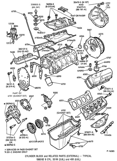 351m engine diagram 