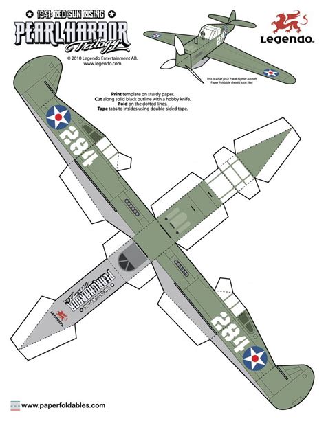 3d Paper Airplane Templates