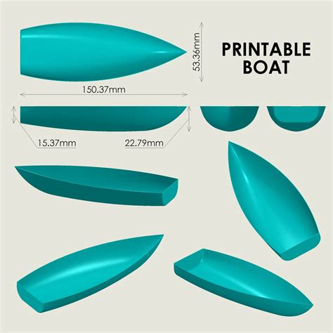 3d Printable Boat