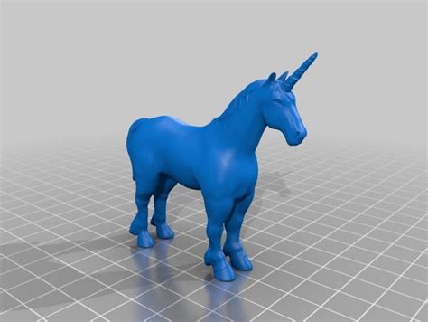 3d Printable Unicorn