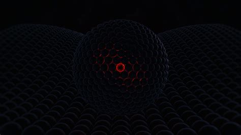 3d red circle wallpaper, Download red circle in 3d abstract wallpaper