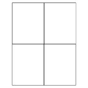 4 Fold Card Template Free