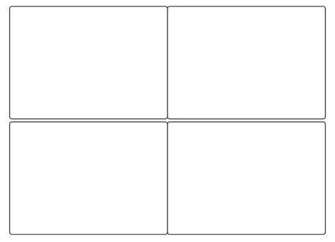 4 Labels Per Sheet Template