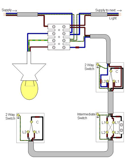 4 Light Dual Circuit Wiring Diagram