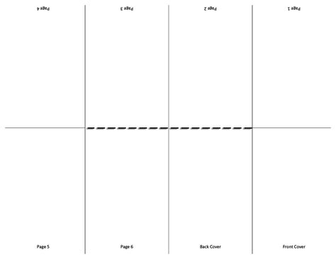 4 Page Zine Template