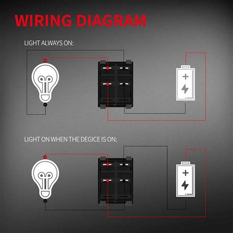 4 Pin Dpst Switch Wiring Diagram