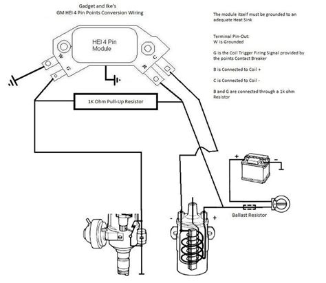 4 Pin Hei Ignition Module Wiring Diagram