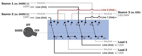 4 Position Electrical Switch Wiring Diagram