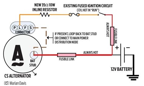 4 Wire Chevy Alternator Wiring Diagram Truck