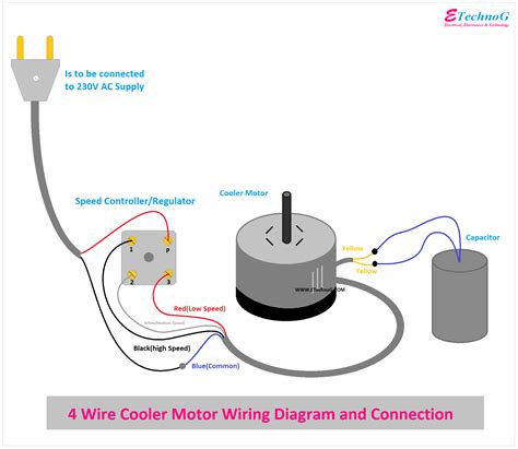 4 Wire Electric Motor Wiring Diagram