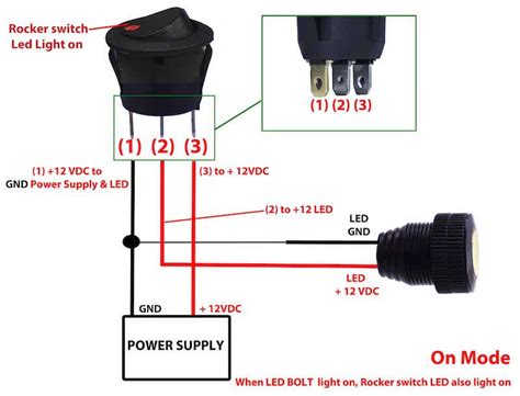 4 Wire Switch Wiring Diagram Led