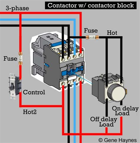 4 pole contactor wiring diagram 