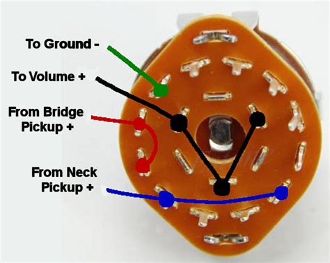 4 position rotary switch wiring diagrams 