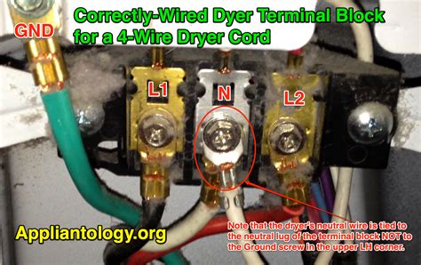 4 prong dryer wiring diagram 