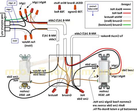 4 way switch wiring diagram fan light combo 