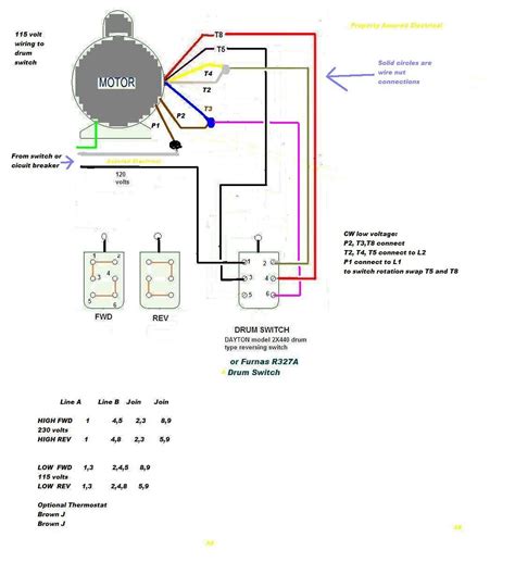 4 wire 110 ac motor wiring 