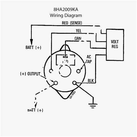 4 wire chevy alternator wiring diagram 