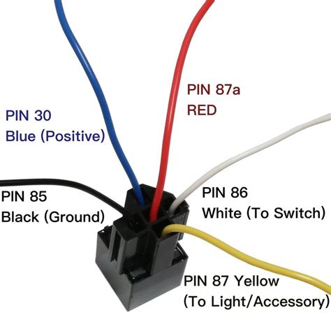 40 Amp Relay Wiring Diagram