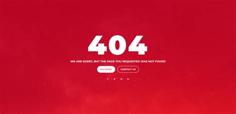 404 Page Template