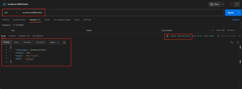 404 error in postman spring boot, Spring boot error handling guide