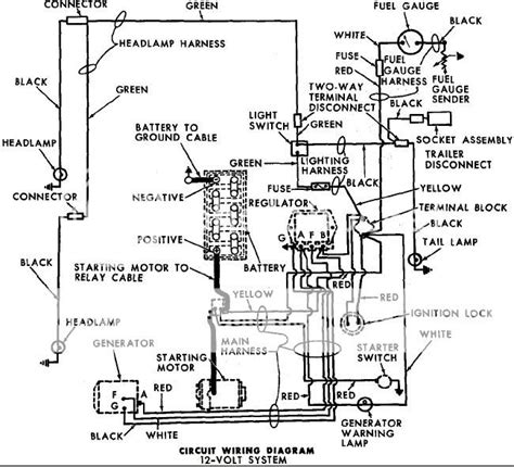 4600 ford tractor wiring diagram 