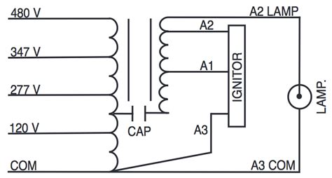 480 volt ballast wiring diagram 
