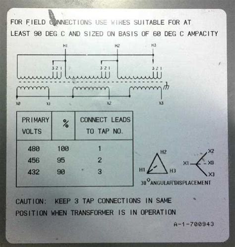 480v Single Phase Transformer Wiring Diagram