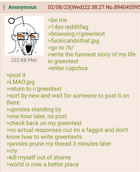 4chan Greentext Template