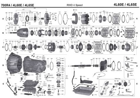 4l60e transmission diagram parts 