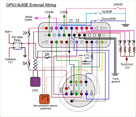 4l60e transmission wiring harness 