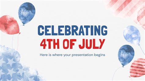 4th Of July Powerpoint Template