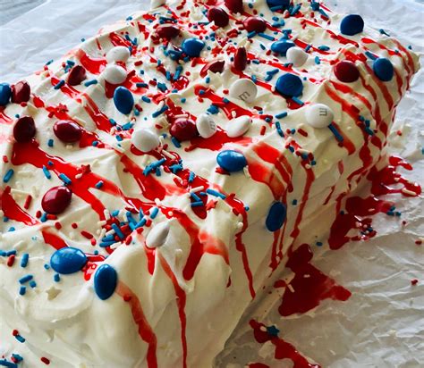 4th of july ice cream cake