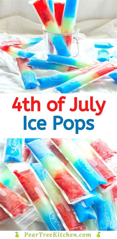 4th of july ice pops