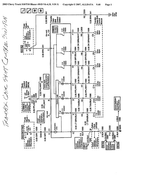 4x4 Chevy S10 Wiring Diagram