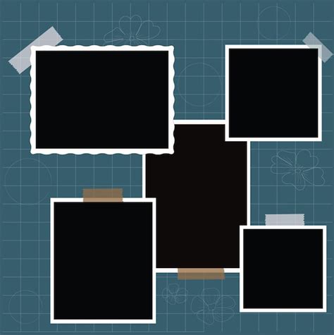 5 Photo Collage Template