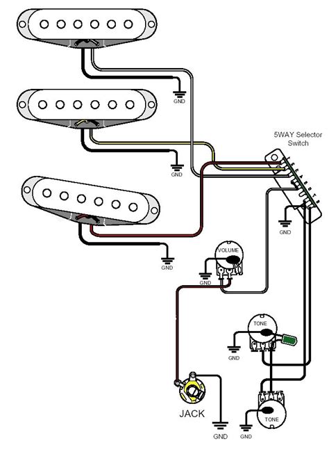 5 Way Switch 3 Pickups Wiring Diagram