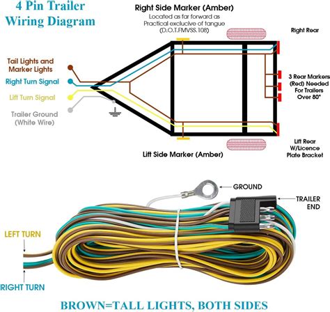 5 Wire 4 Pin Trailer Wiring Diagram See Our