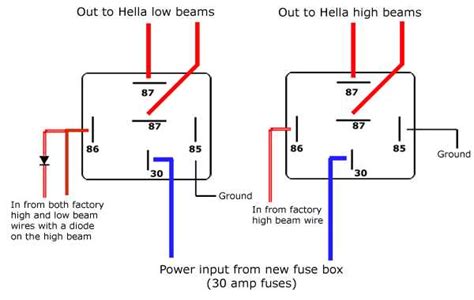 5 post relay wiring harness 